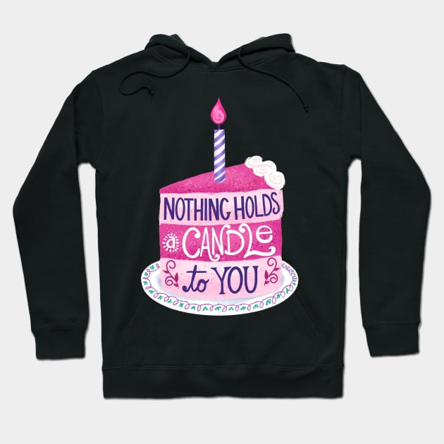 Cute Birthday Cake Slice Hoodie by SWON Design